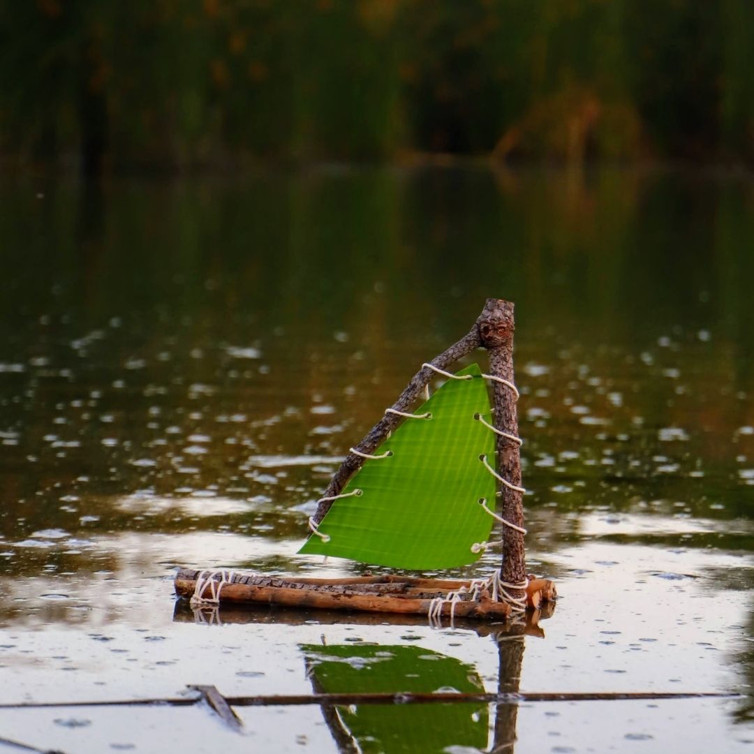 Father's Day craft with WaldorfDads' Matt Shelton twig sailboat DIY