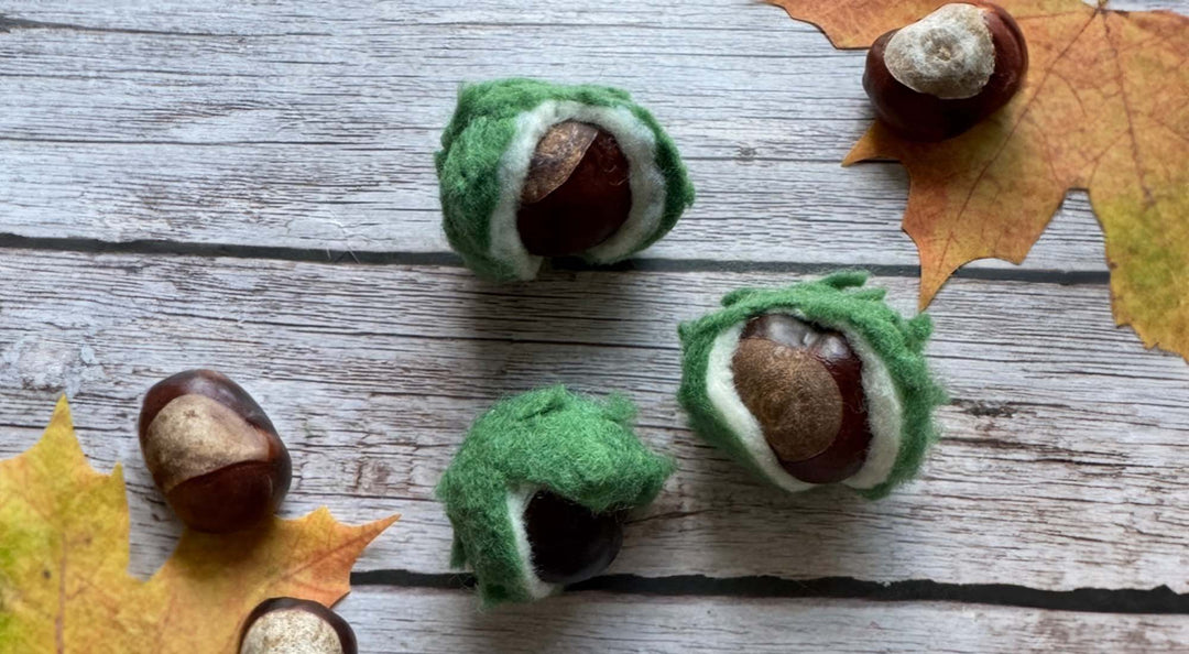 Felted Horse Chestnuts