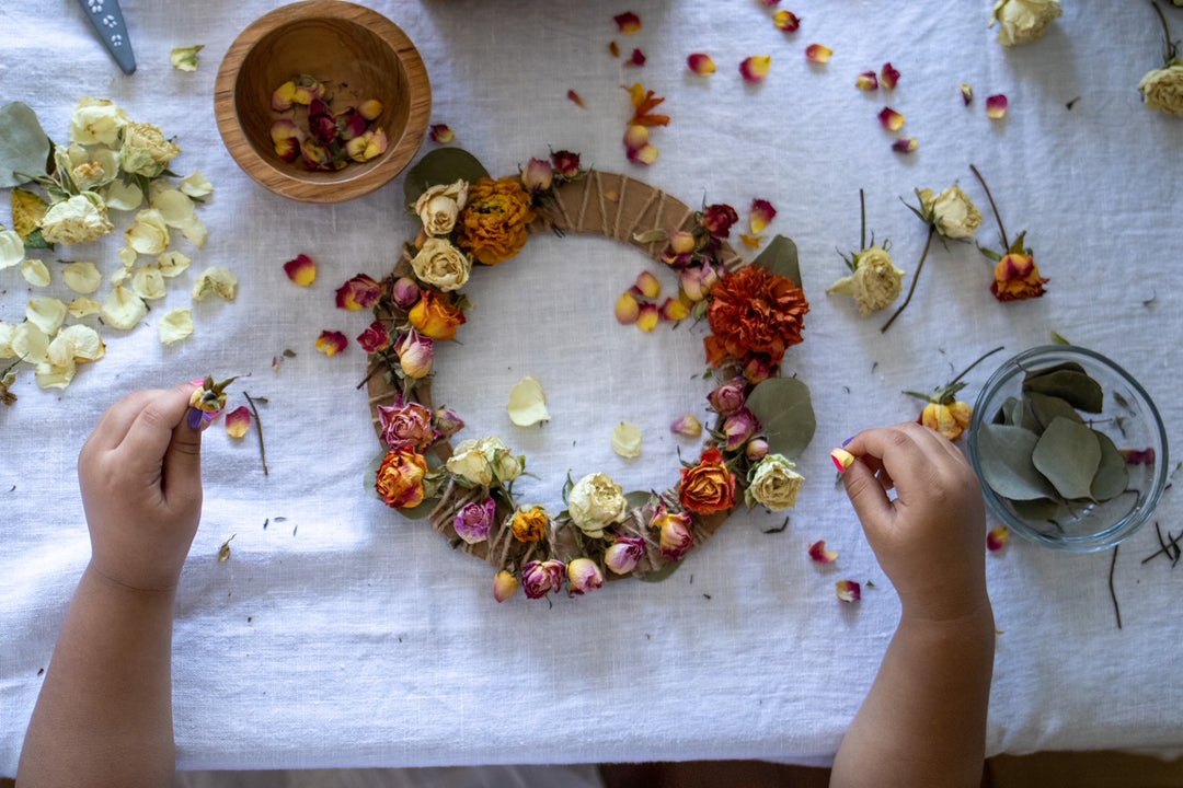 A Floral Mother's Day Wreath