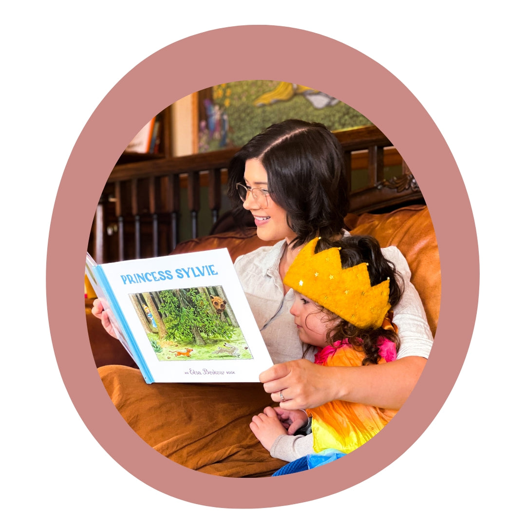 Books for Children - Mother reading a book a child