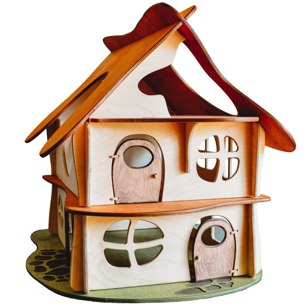 Twig Studio Wooden Waldorf Dollhouse