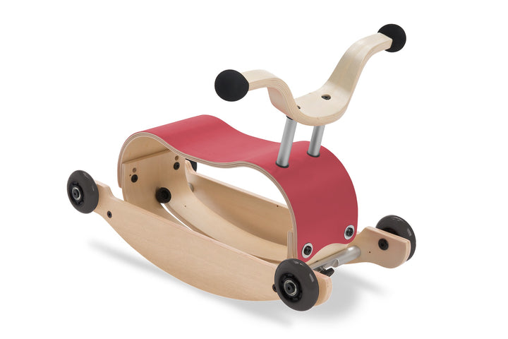 Mini Flip 2-in-1 Wooden Ride-On and Rocking Toy