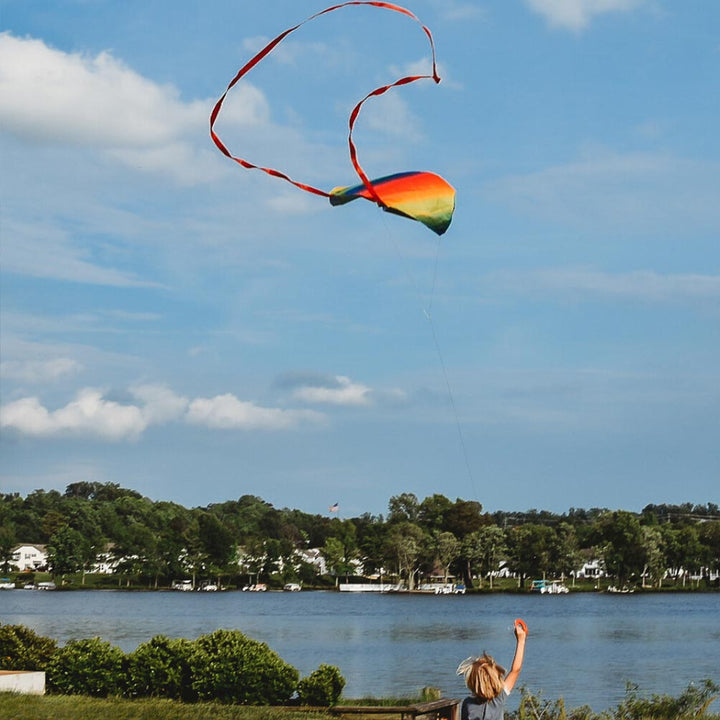 HQ Sleddy Rainbow Pocket Kite Flying - Bella Luna Toys