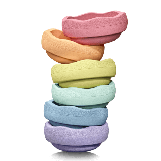 Stapelstein® Mini Rainbow Stackers - Pastel Rainbow