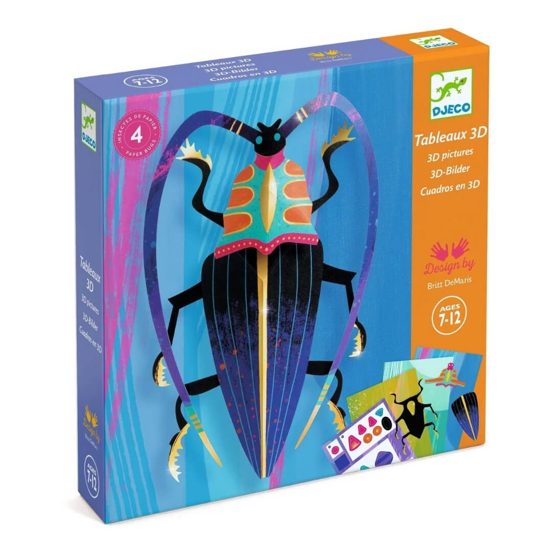 3D Paper Bugs Creation Art Kit from Djeco.