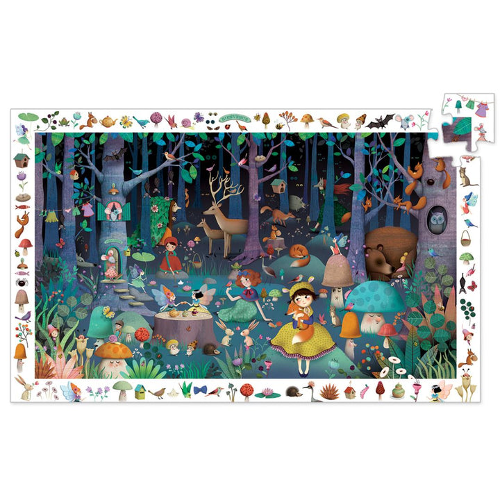 Djeco Enchanted Forest- Jigsaw Puzzles- Bella Luna Toys