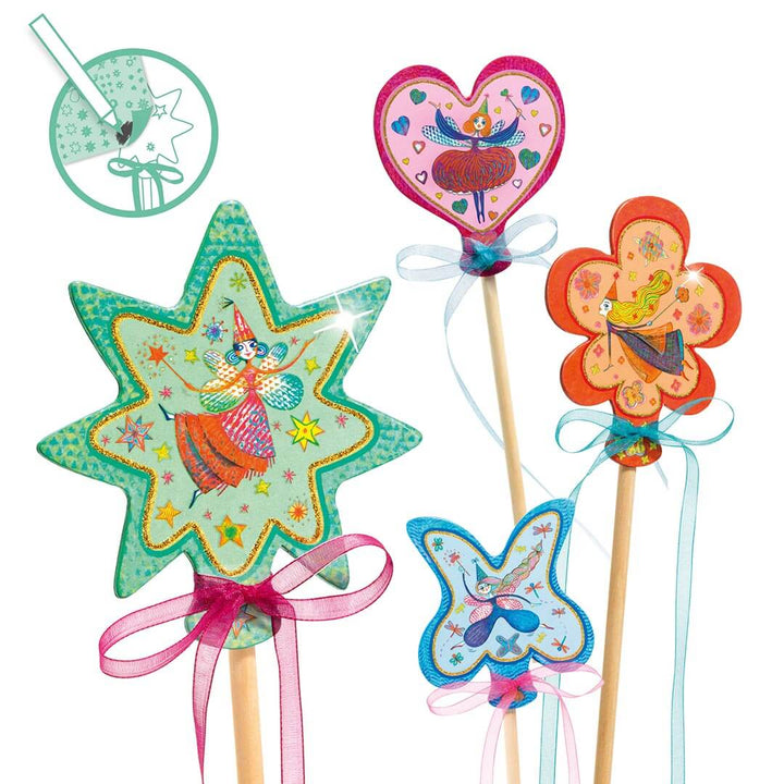 4 Djeco DIY Fairy Wands