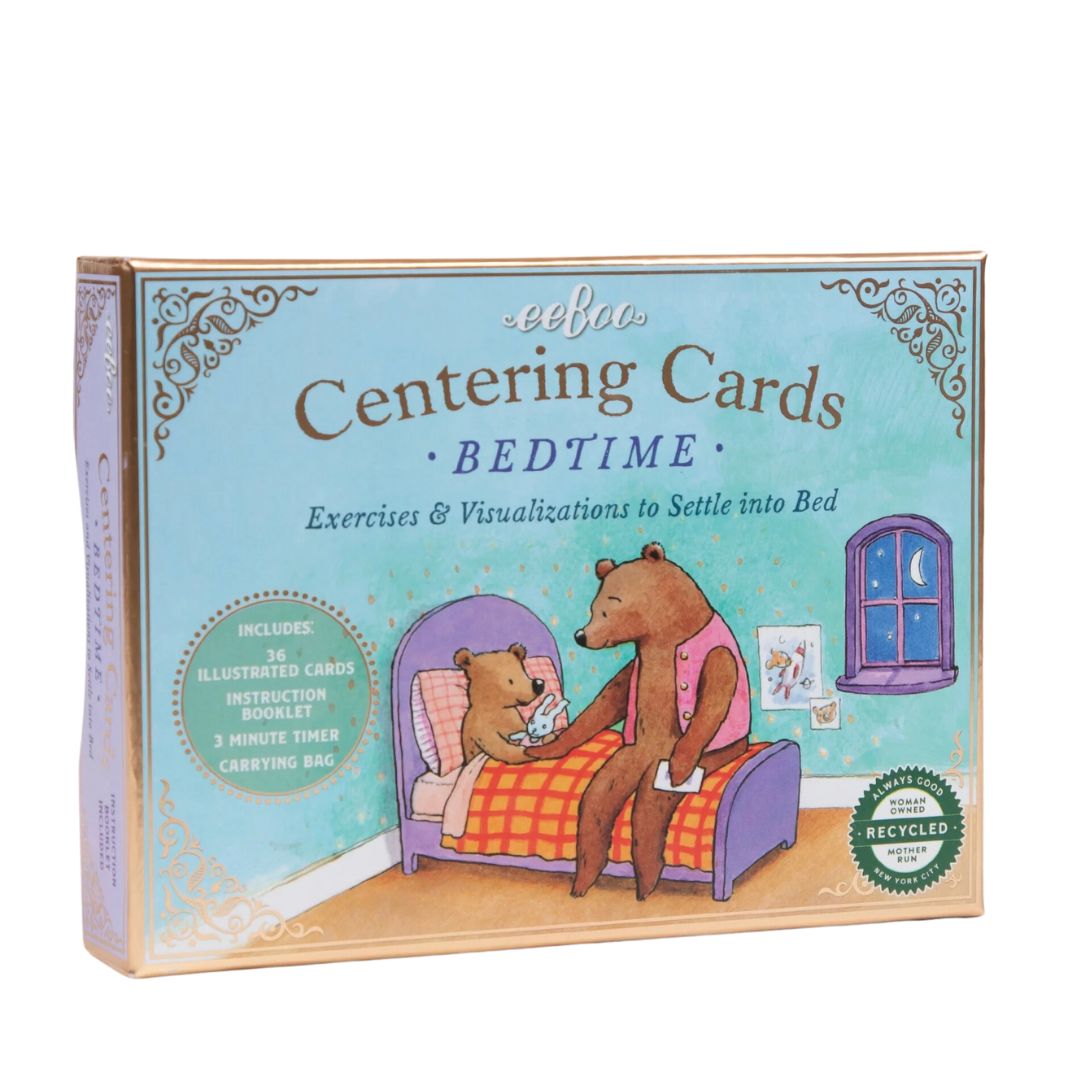 eeBoo Bedtime Centering Cards- Educational Flashcards- Bella Luna Toys