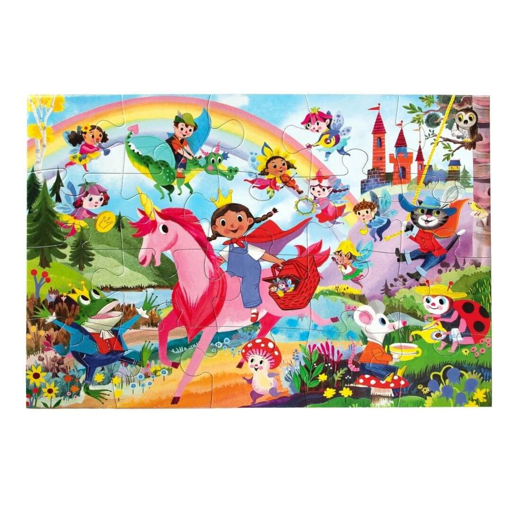 Finished 20 piece Fairytale large piece puzzle from eeBoo