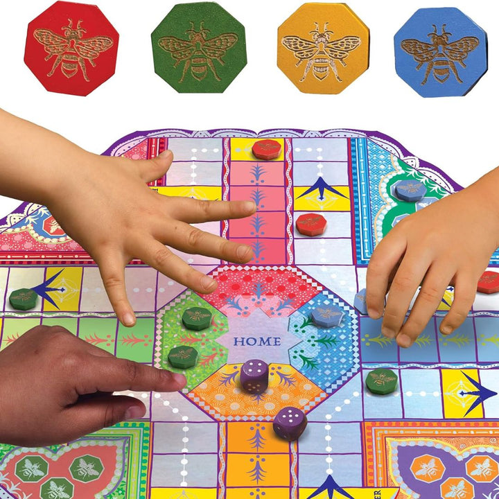 eeBoo Fancy Pachisi - Parcheesi Board Game - Bella Luna Toys