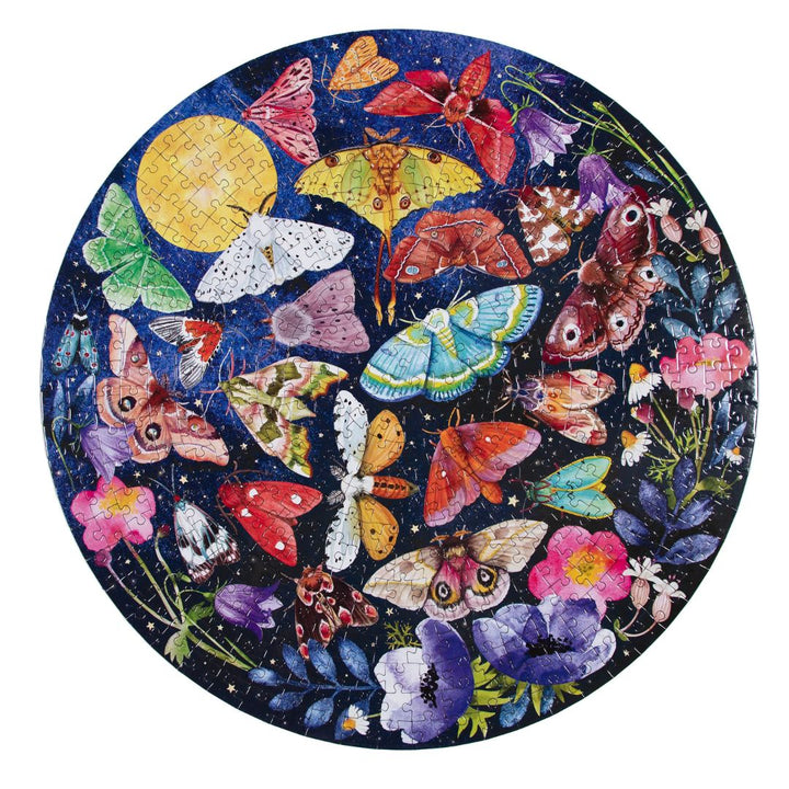 eeBoo Moths 500 Piece Puzzle- Jigsaw Puzzles- Bella Luna Toys