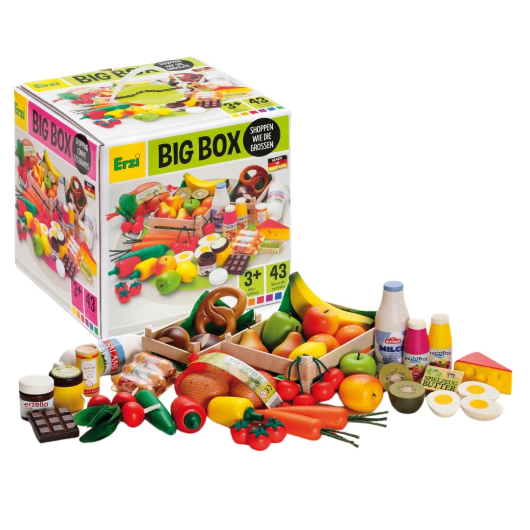 Wooden Play Food Set - Big Box - Erzi