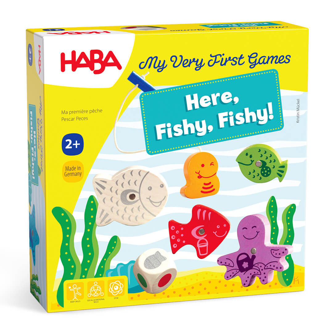 My Very First Games - Here, Fishy, Fishy! Magnetic Game - HABA USA