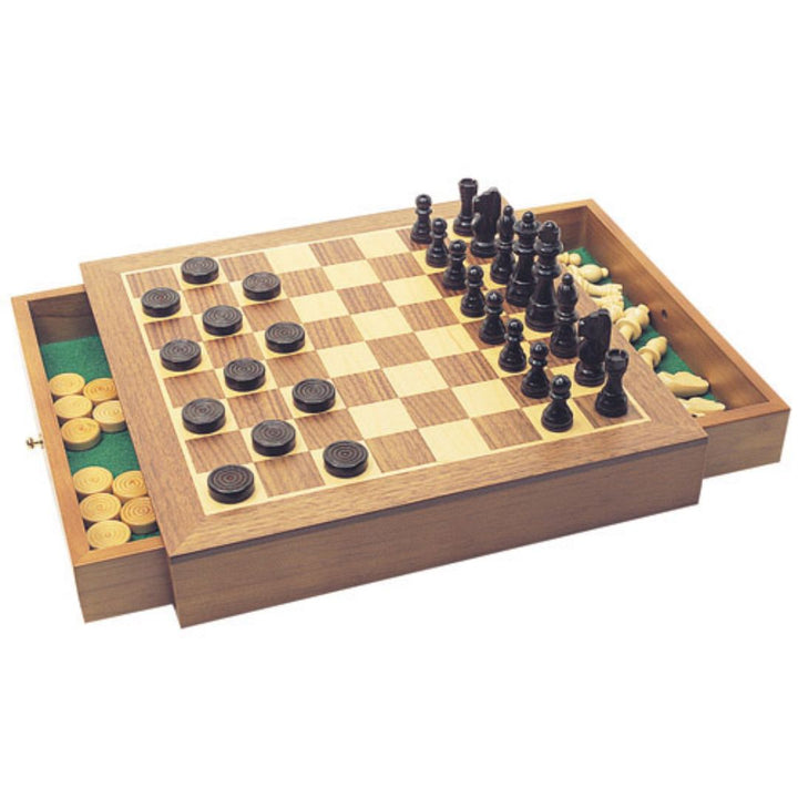 House of Marbles Chess And Checkers- Classic Games- Bella Luna Toys