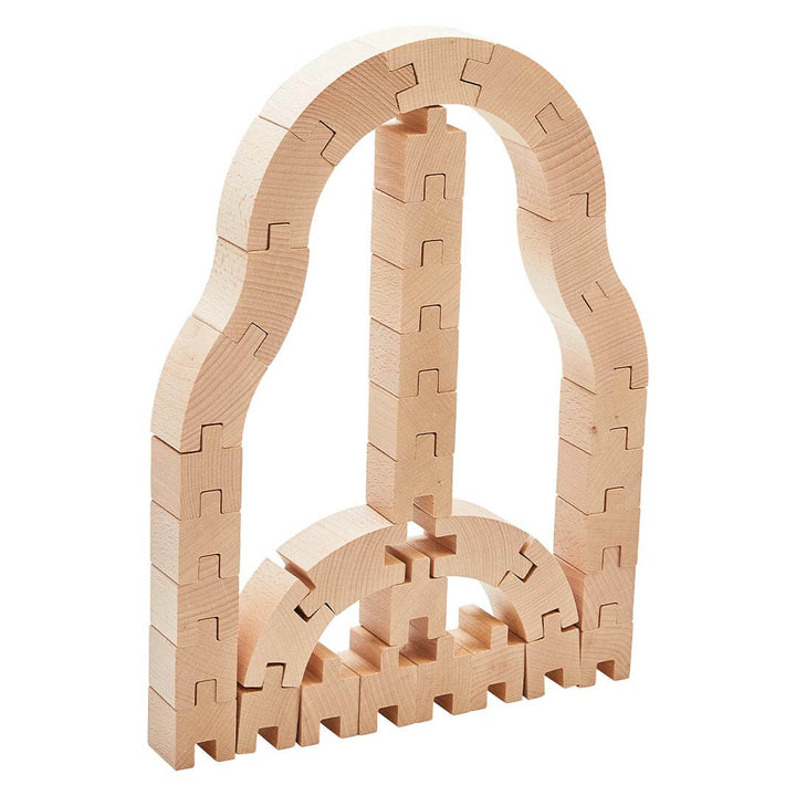 HABA Interlocking Wooden Blocks Construction Set advanced arch