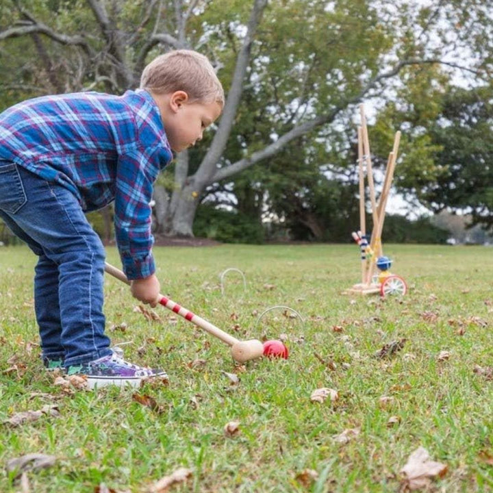 Kettler 4 Play Croquet Set with Trolley- Outdoor Toys- Bella Luna Toys