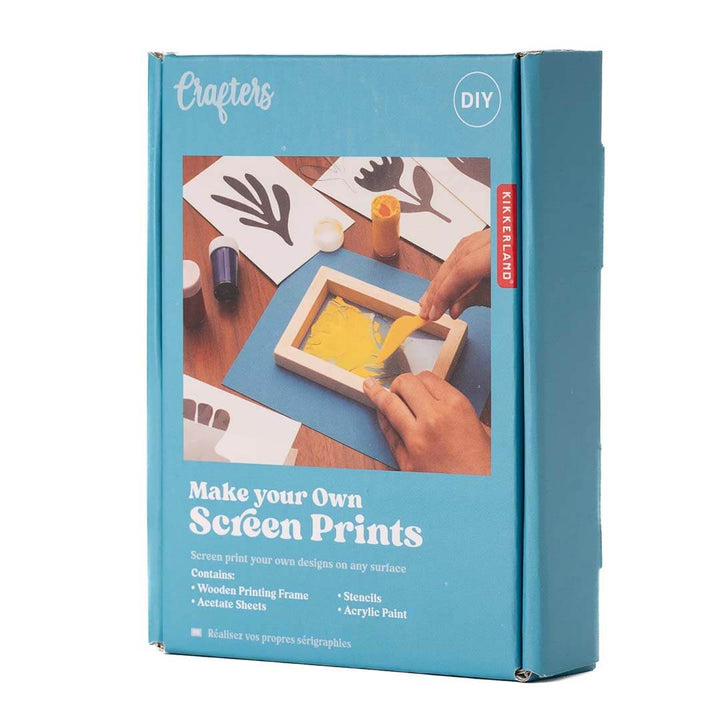 Kikkerland Make Your Own Screen Prints box kit