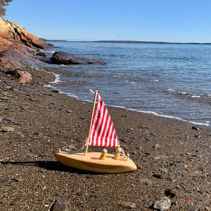 Wooden Toy Sailboat