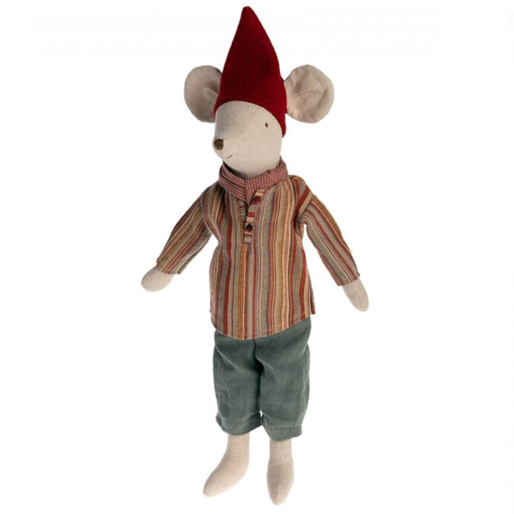 Maileg Christmas Mouse Boy- Stuffed Animals-Bella Luna Toys