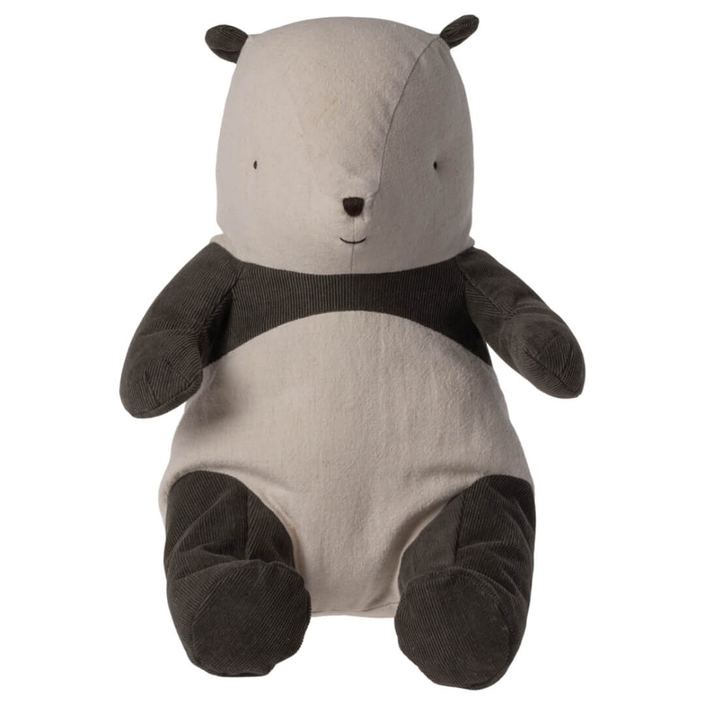 Maileg medium sized stuffed panda bear - front view