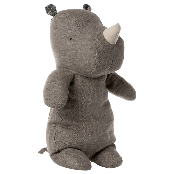 Maileg dark gray medium sized hippo.