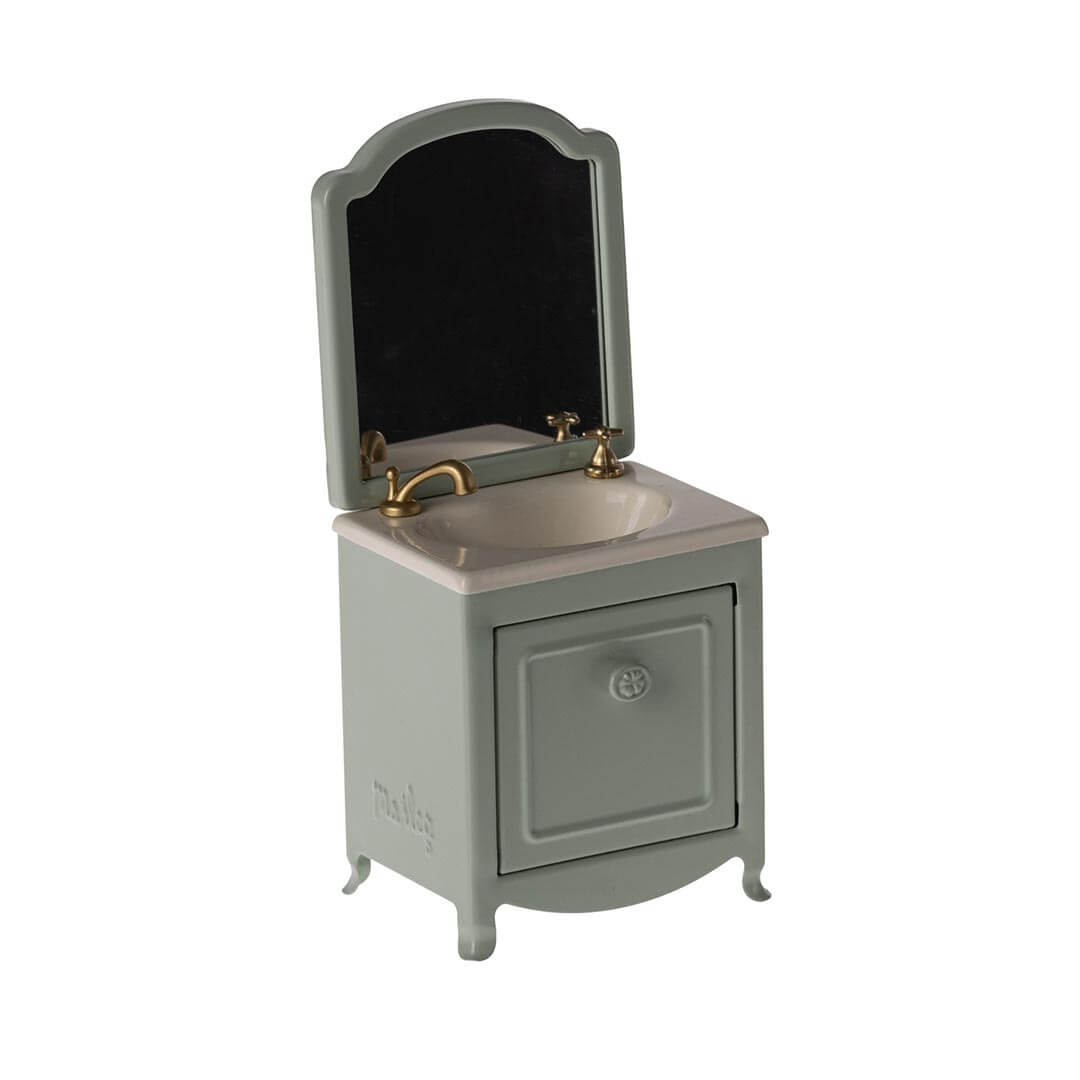 Maileg Sink Dresser in mint