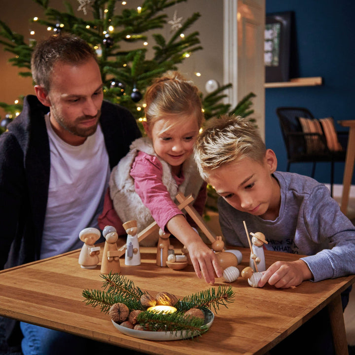 Natural Wood Nativity Set - HABA USA