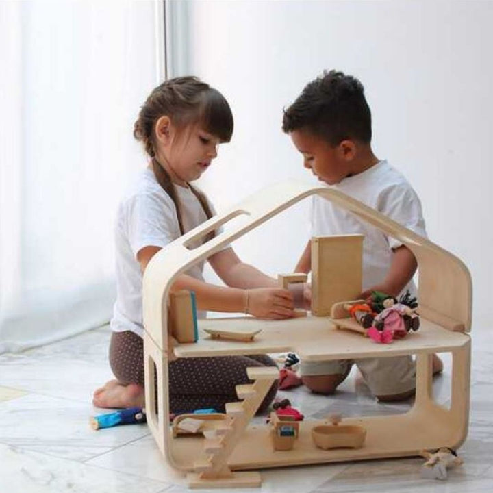 Plan Toys - Contemporary Wooden Dollhouse - Bella Luna Toys