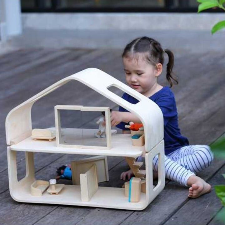 Plan Toys - Contemporary Wooden Dollhouse - Bella Luna Toys