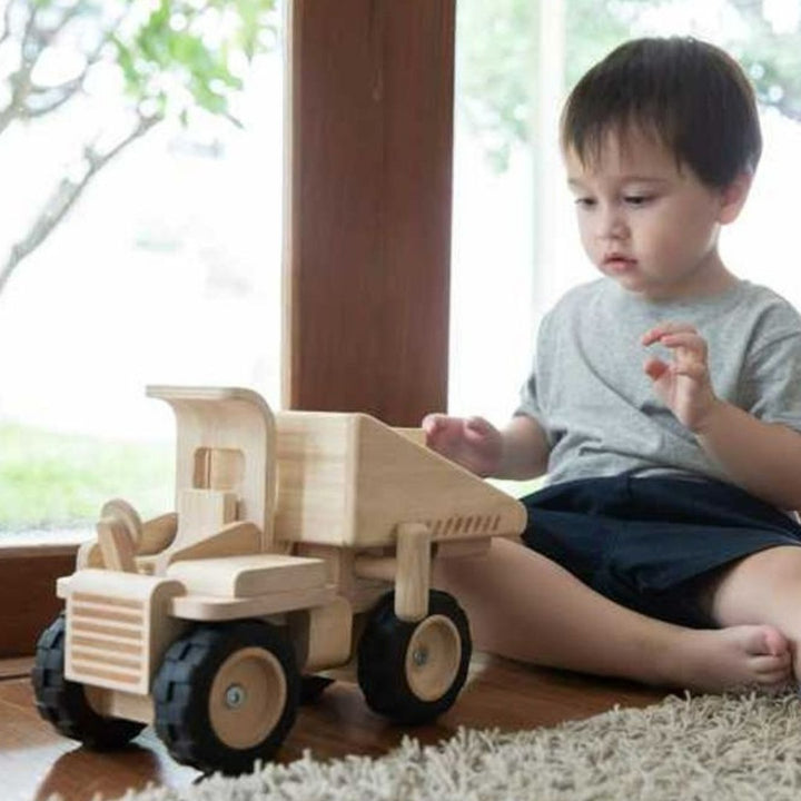 Plan Toys - Wooden Dump Truck - Bella Luna Toys