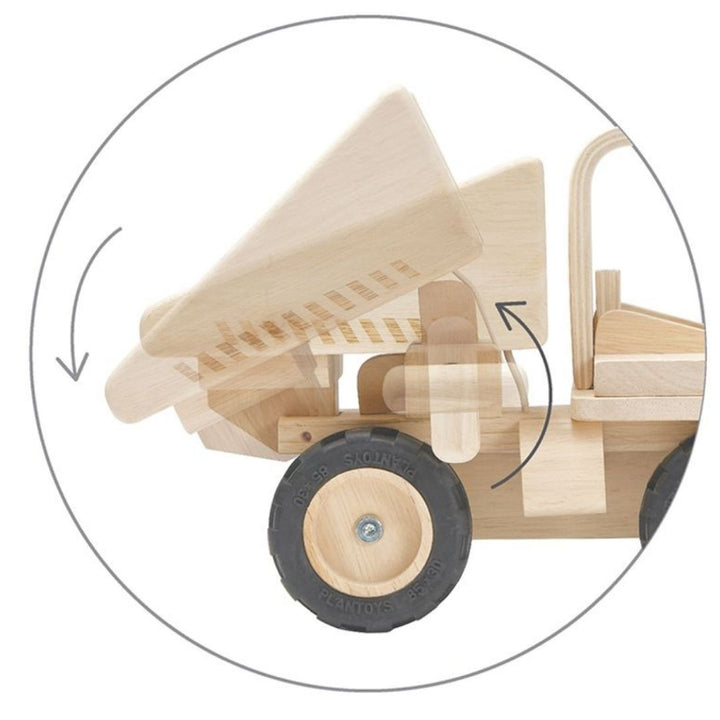 Plan Toys - Wooden Dump Truck - Bella Luna Toys