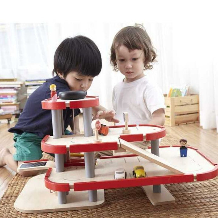 PlanToys USA - Parking Garage - Bella Luna Toys