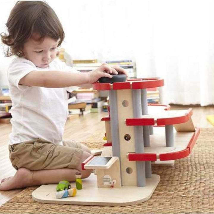 PlanToys USA - Parking Garage - Bella Luna Toys