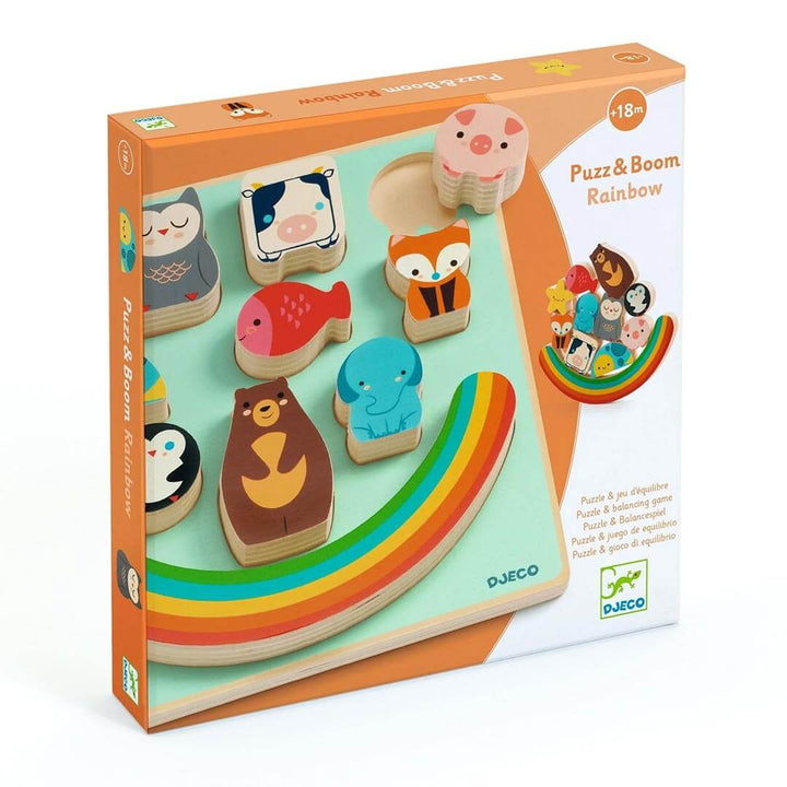 Puzz & Boom Rainbow Puzzle & Balancing Game box