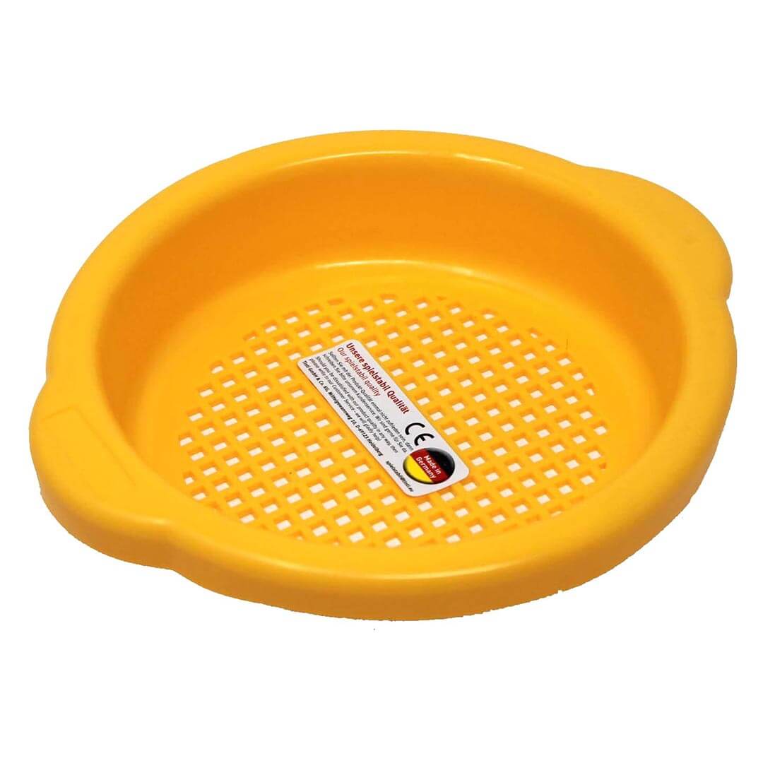 Spielstabil Small Sand Sieve in yellow