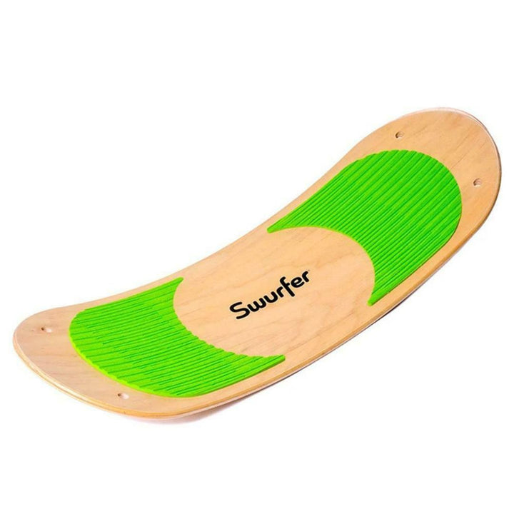 Swurfer-Green swurfgrips on wooden Swurfer swing- Bella Luna Toys