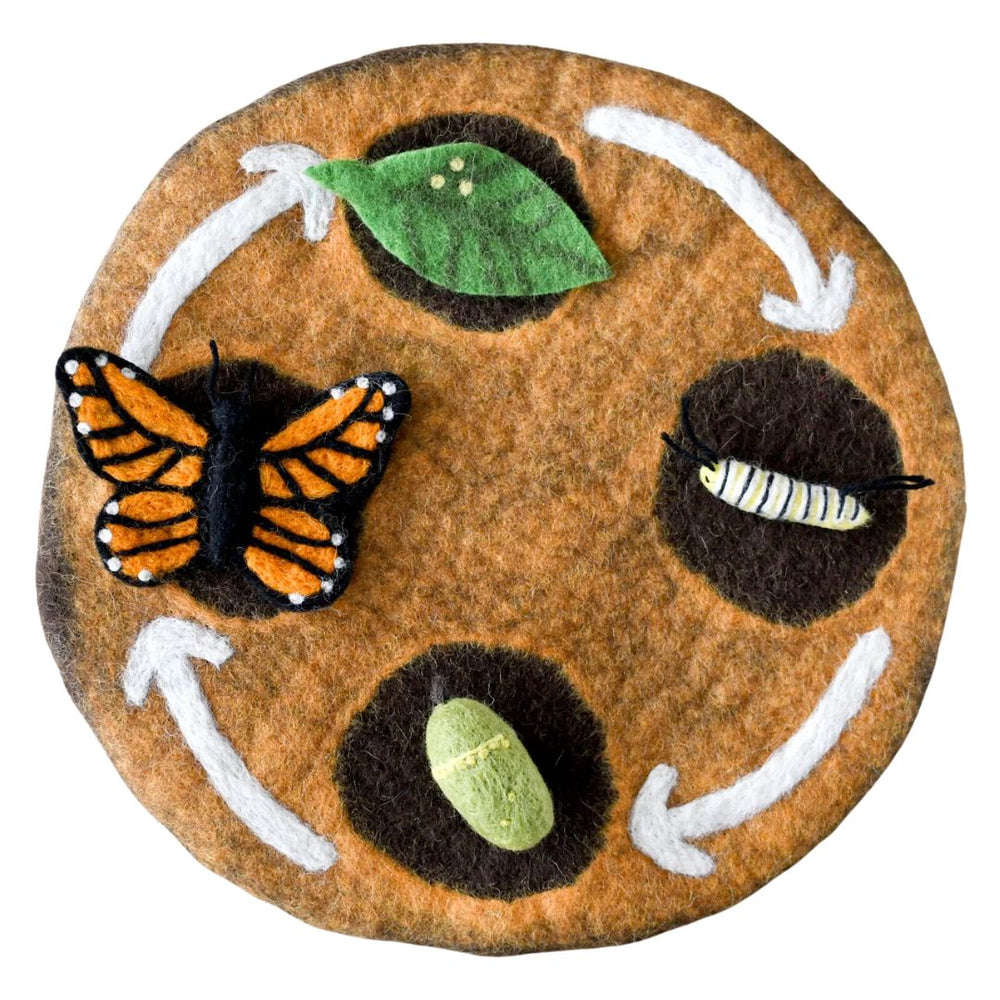 Tara Treasures Felt Life Cycle Tray- Playmats- Bella Luna Toys