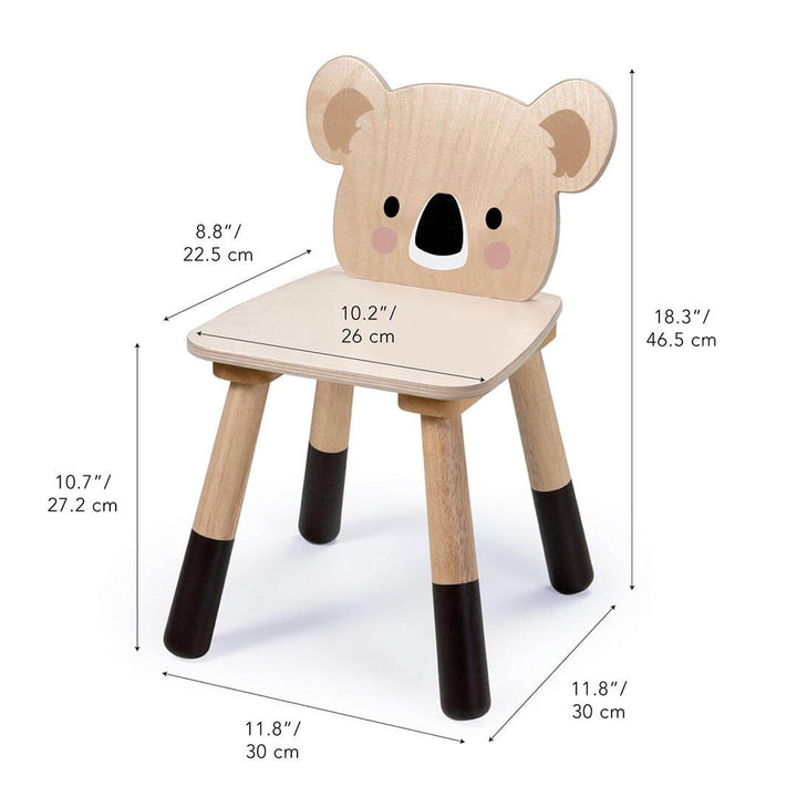 Tender Leaf - Forest Collection - Wooden Koala Chair - Bella Luna Toys