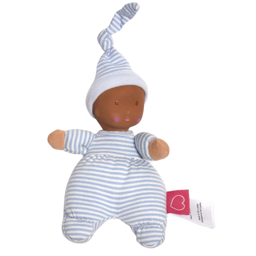 Tikiri Precious Dark Skin Baby Doll- Waldorf Dolls- Bella Luna toys