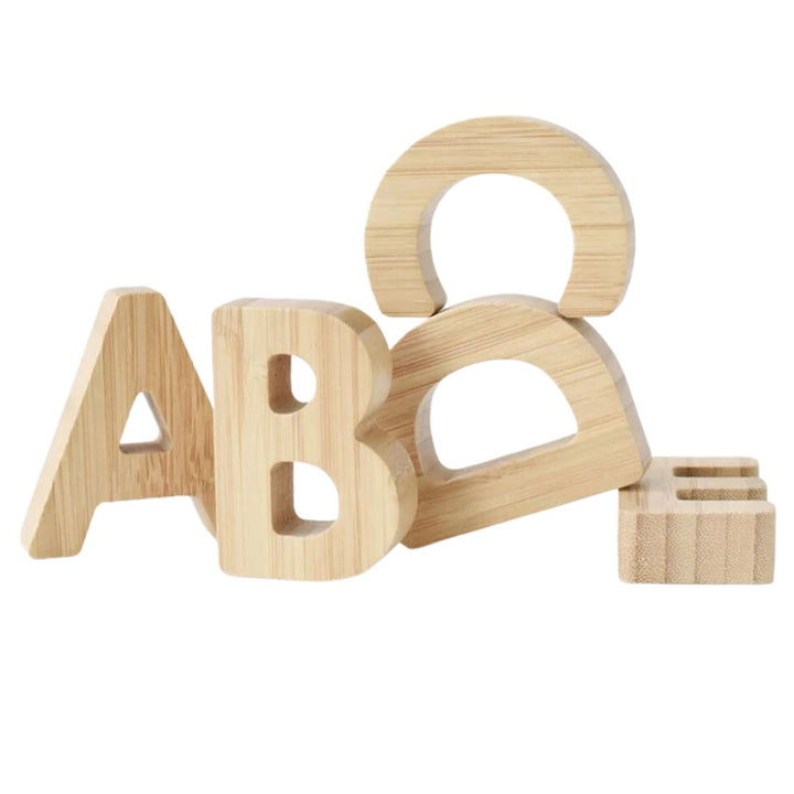 Wee Galary Bamboo Alphabet- Wooden Toys- Bella Luna Toys