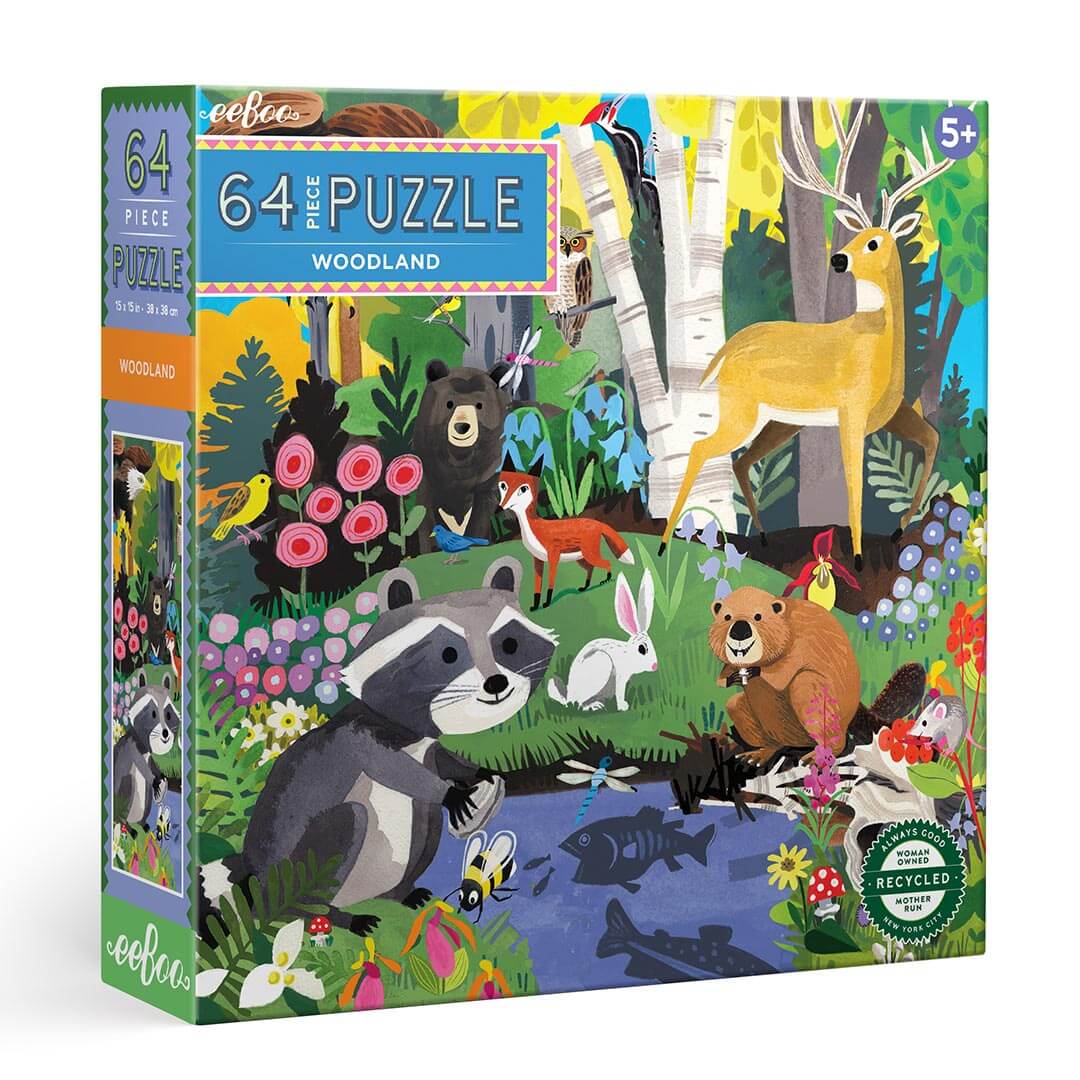 Woodland 64 Piece Jigsaw Puzzle illustrated box