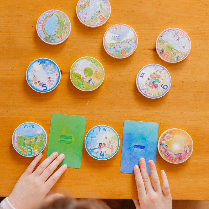 Waldorf Family Math Coins - Education Toy - Bella Luna Toys