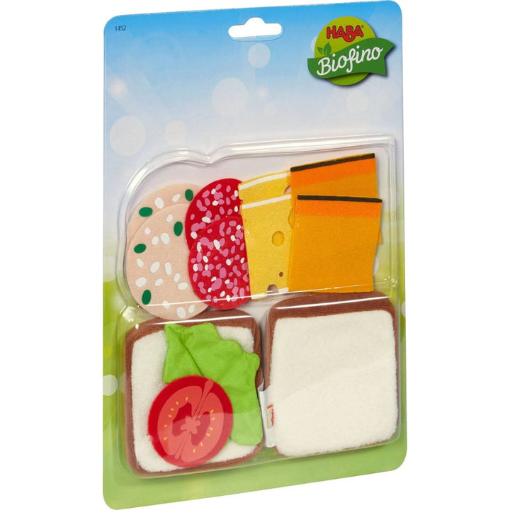 HABA Biofinio Sandwich Soft Play Food- Imaginative play- Oompa ToysHABA Biofinio Sandwich Soft Play Food- Imaginative play- Bella Luna Toys