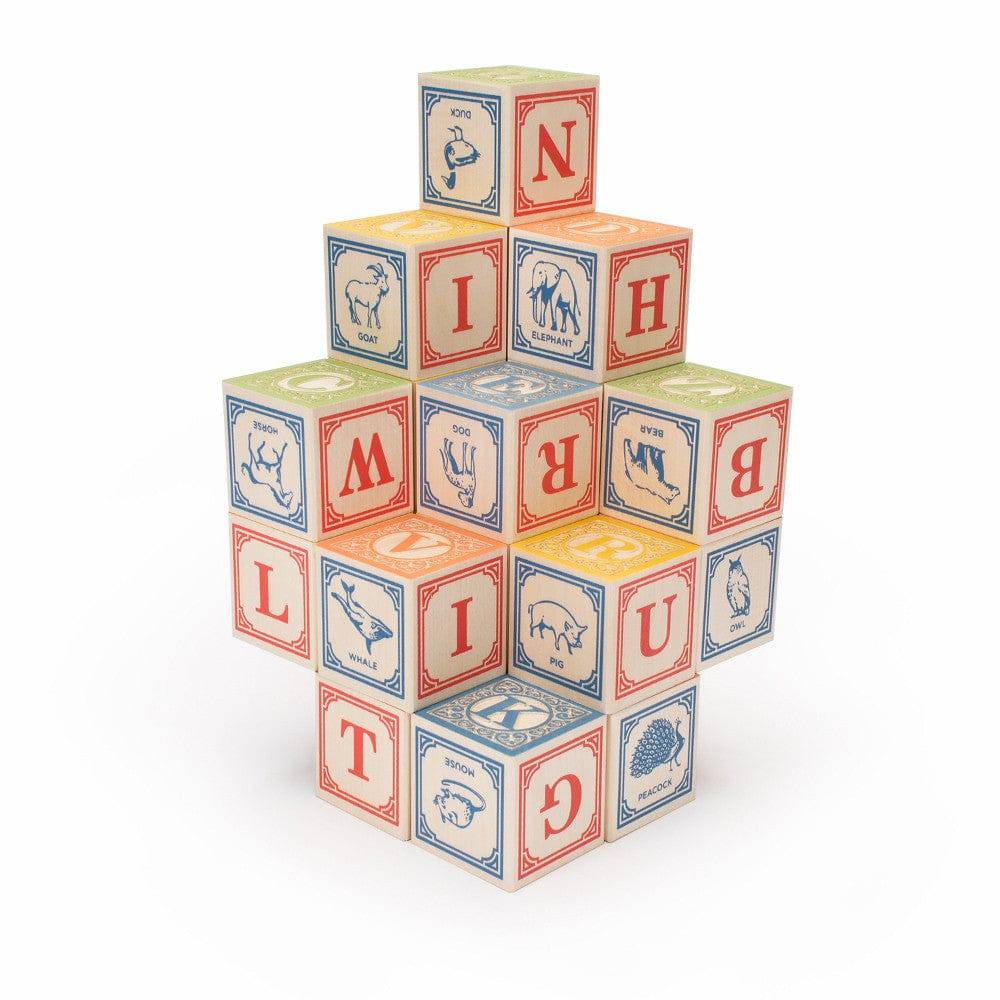 Uncle Goose - Classic Wooden Alphabet Blocks - Bella Luna Toys