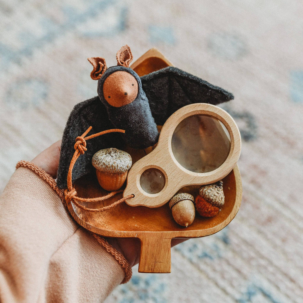 Felted Baby Bats - Halloween Ornaments - Bella Luna Toys