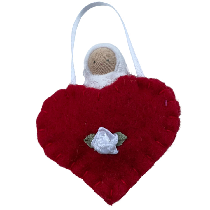 Fairyshadow - Felt Heart Pocket Baby - Bella Luna Toys