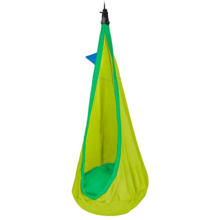 Organic Cotton Kids Hanging Nest with Suspension - La Siesta - Froggy  - Bella Luna Toys