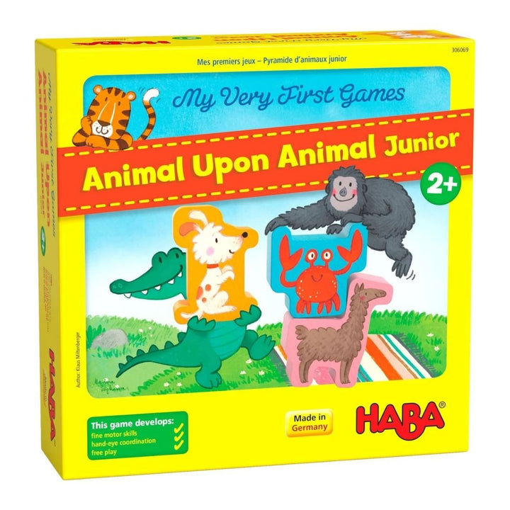 My Very First Games Animal Upon Animal Junior- Board games- Wooden toys- Bella Luna Toys