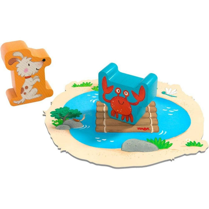 My Very First Games Animal Upon Animal Junior- Board games- Wooden toys- Bella Luna Toys