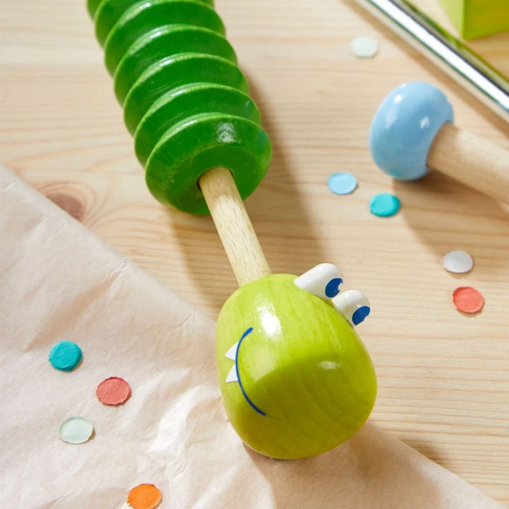 HABA Green crocodile whistle- Wooden Toys- Bella Luna Toys